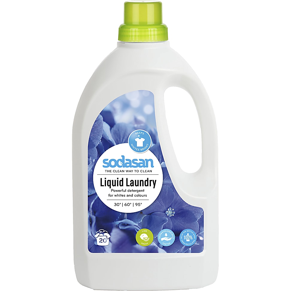 Sodasan Universeel Vloeibaar Wasmiddel Limoen 1,5L