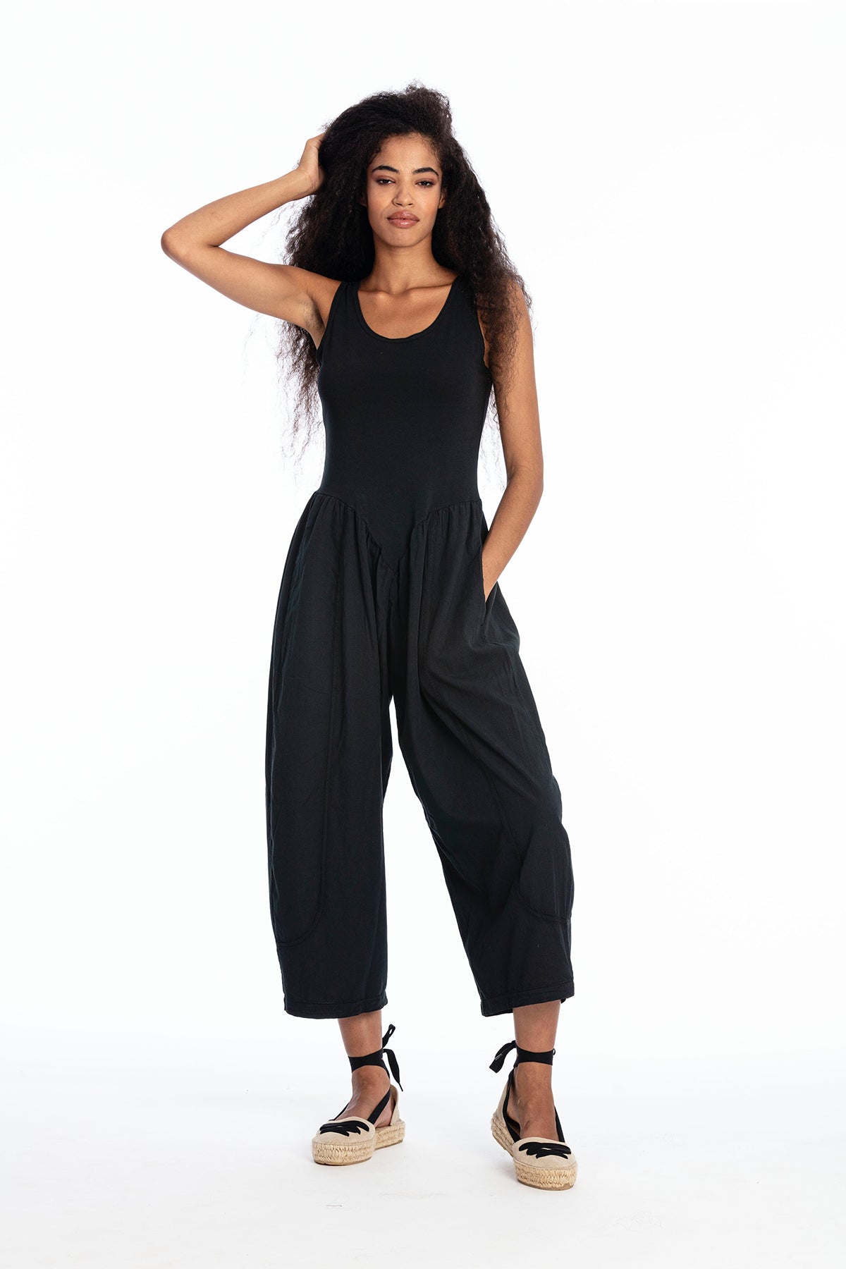 RAVENS VIEW IBIZA  Jumpsuit Orient Zwart