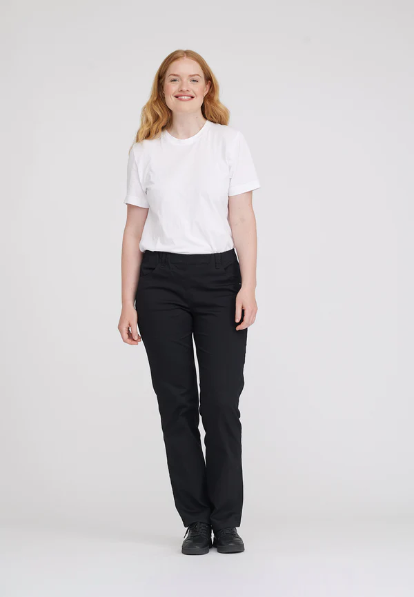 LAURIE  Broek Tracy Recht Ml Zwart