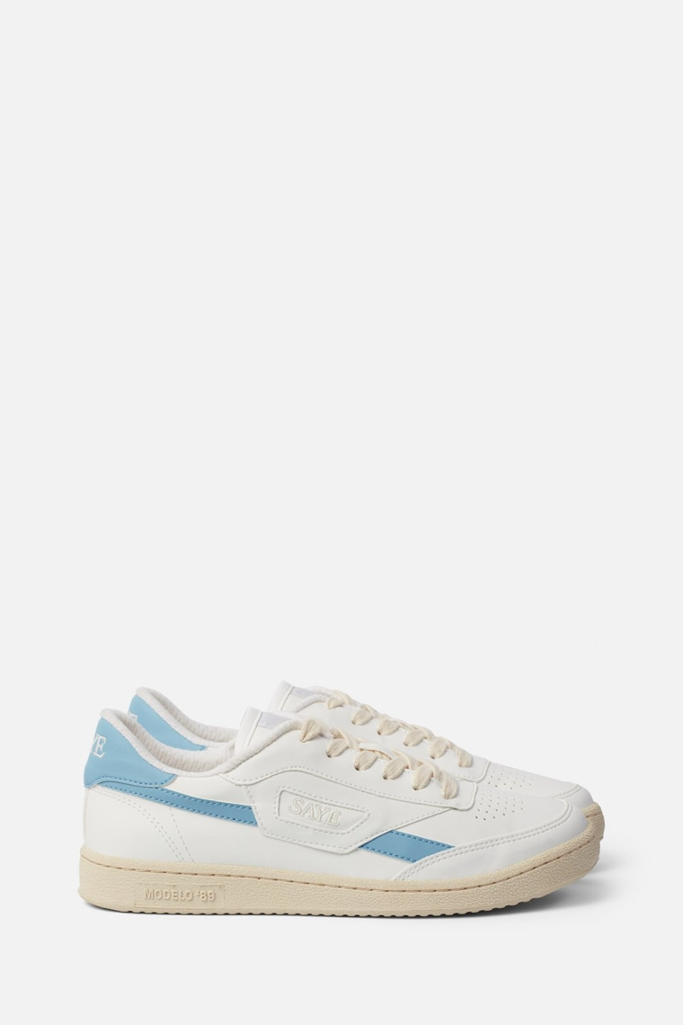 SAYE mannen vegan Sneaker Modelo '89 Azul Blauw