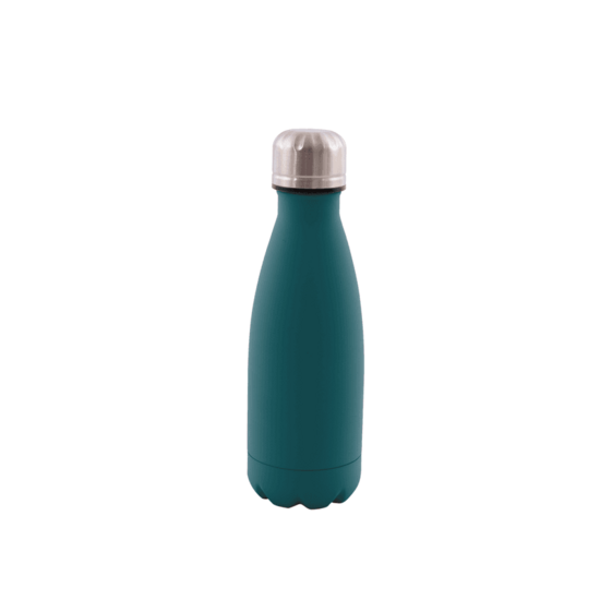 Point Virgule RVS dubbelwandige isoleerfles - Petrol groen 350ml