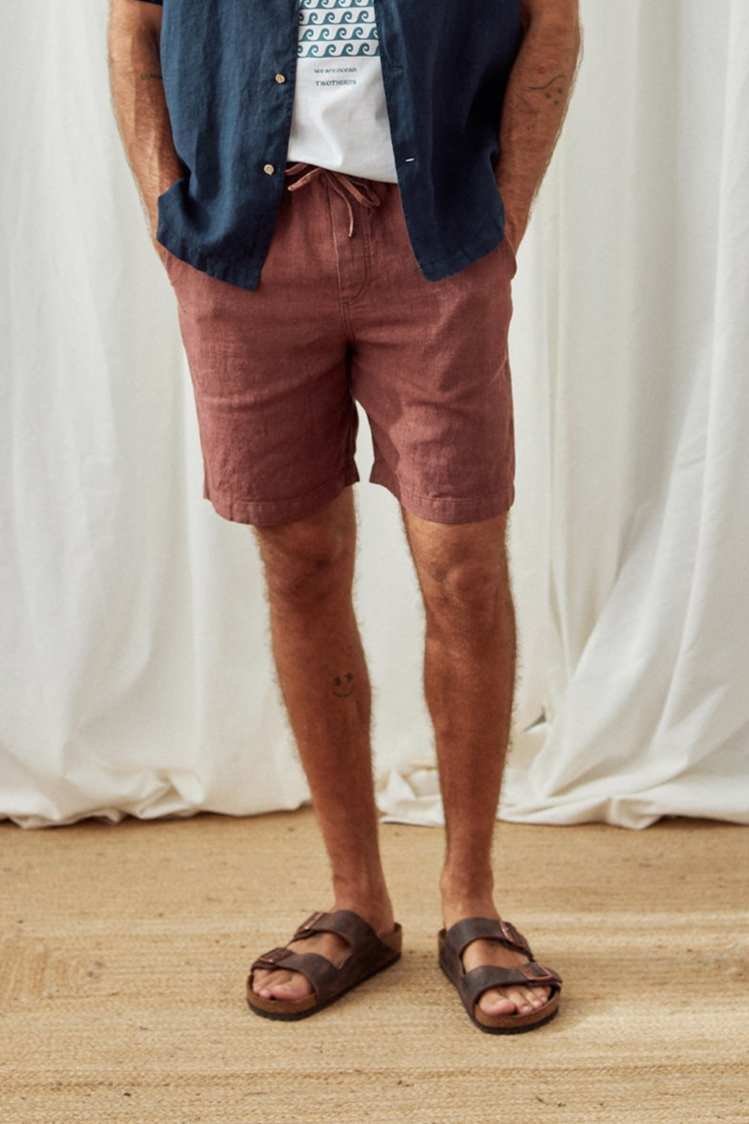 TWOTHIRDS mannen vegan Shorts Bagaat Cappuccino