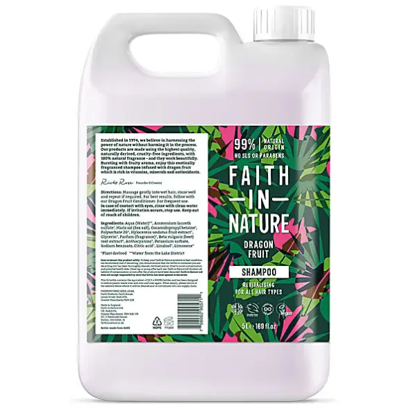 Faith in Nature Dragon Fruit Shampoo 5L
