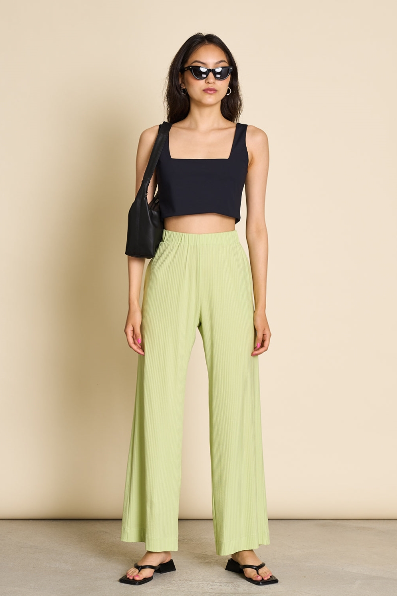 JAN 'N JUNE  Broek Smilla Matcha Groen