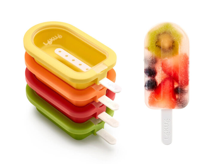 Lékué silicone ijsjesvorm groot - 95ml Diverse kleuren