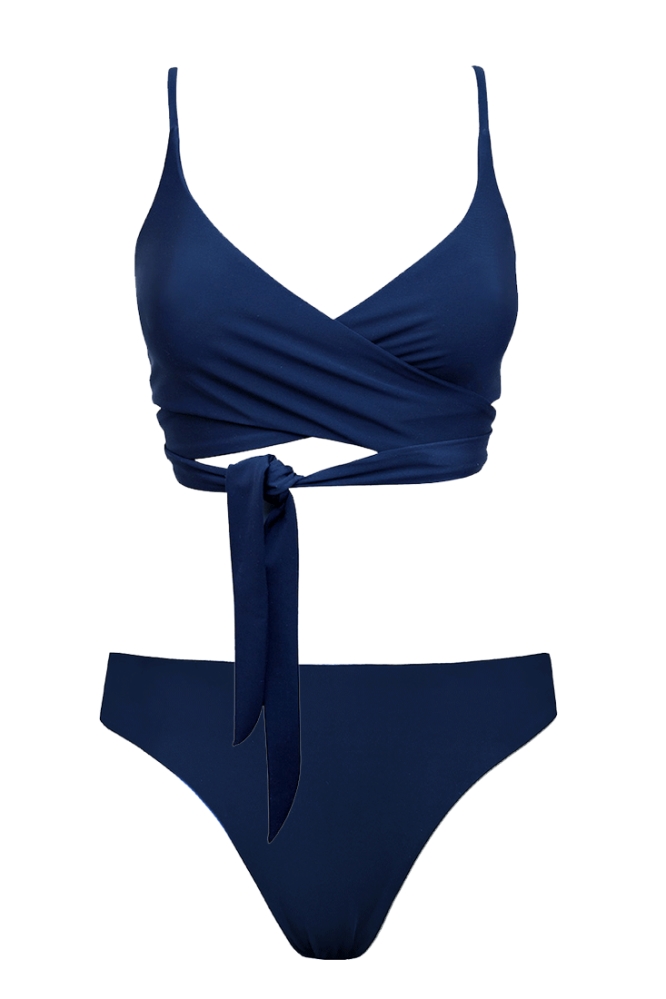 Anekdot  Lin + Skyline Slim Bikini Set Navy
