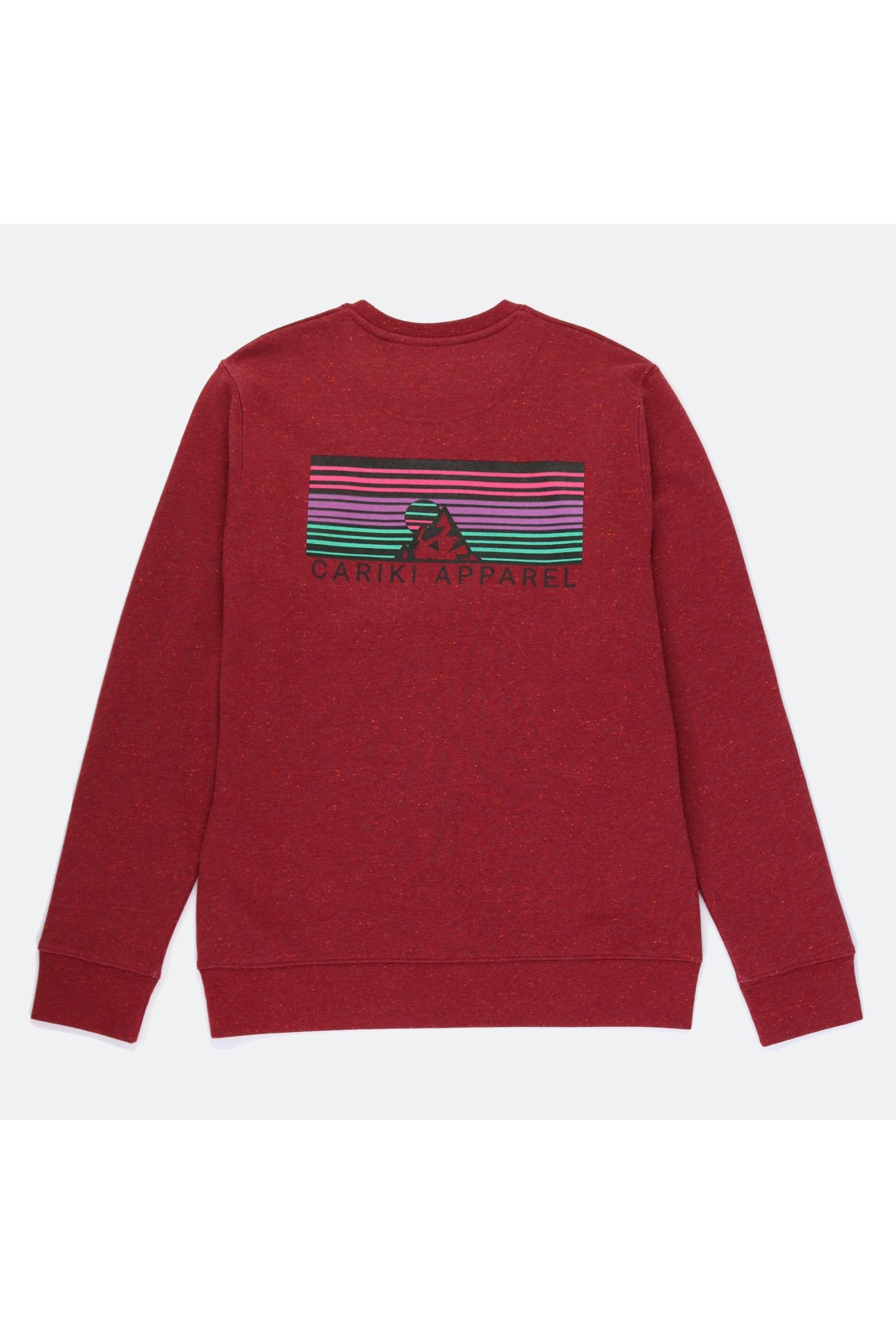 Cariki  Rode Zonsondergangsweater