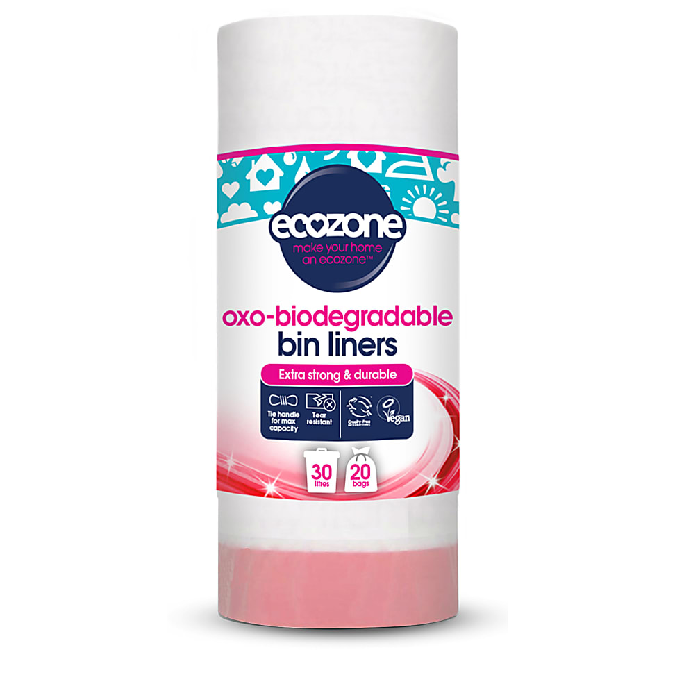 Ecozone Biologisch Afbreekbare Vuilniszakken 30L - 20 stuks