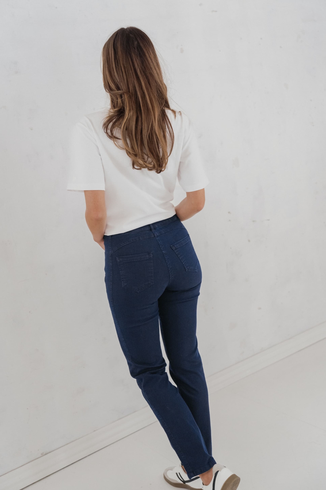 LAURIE  Serene 5-Pocket Regular Ml - Donkerblauw Denim