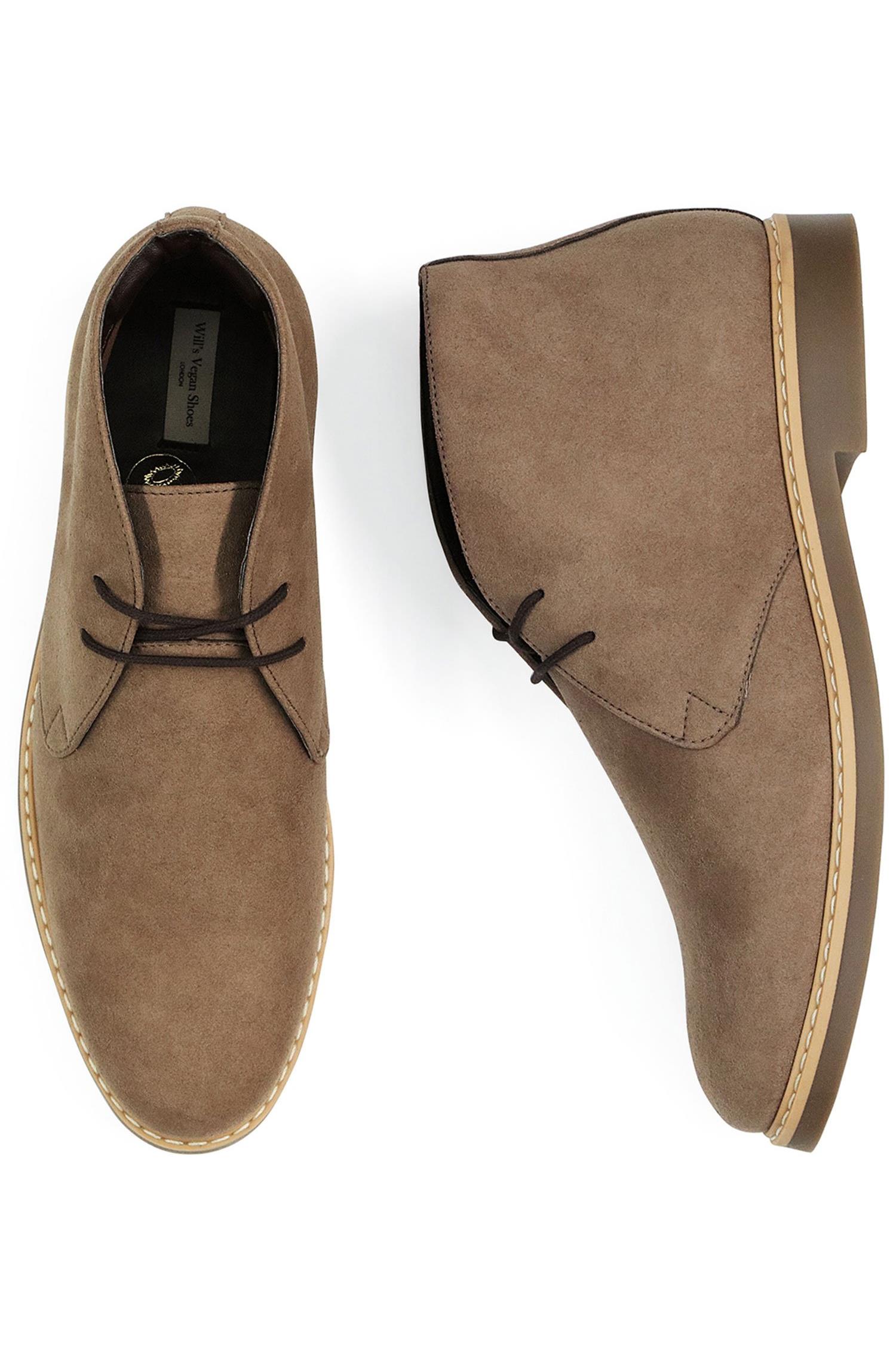 Will's Vegan Store mannen vegan Desert Boots Signature Taupe