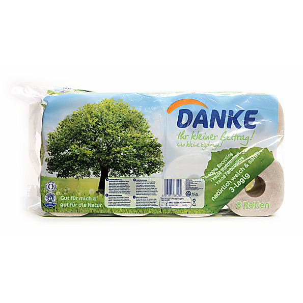 Danke Toilet Papier - 8 rollen