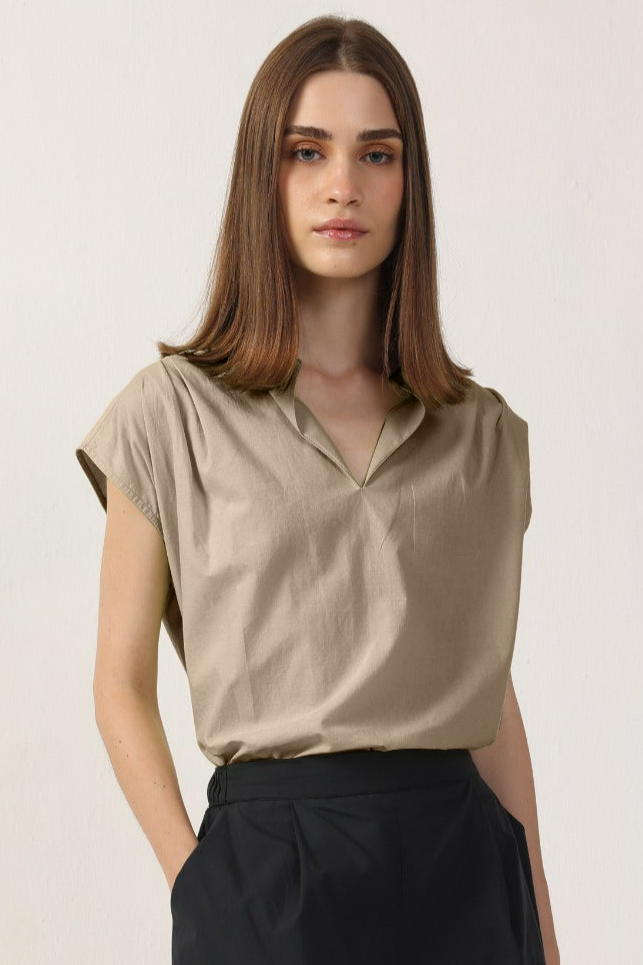 Neu Nomads Elettra Blouse - Lichtbruin