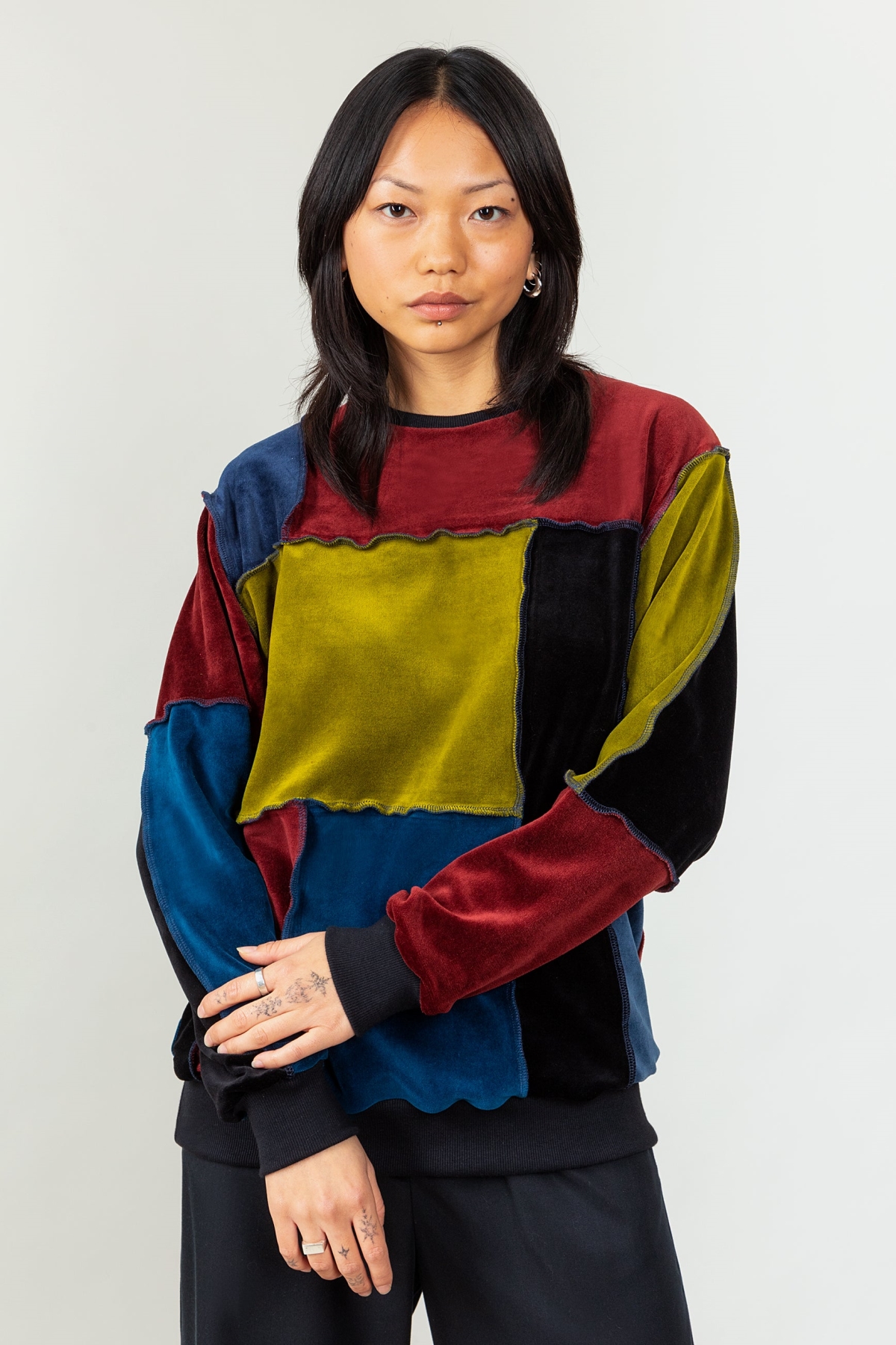 MAHLA  Althea Patchwork Sweatshirt