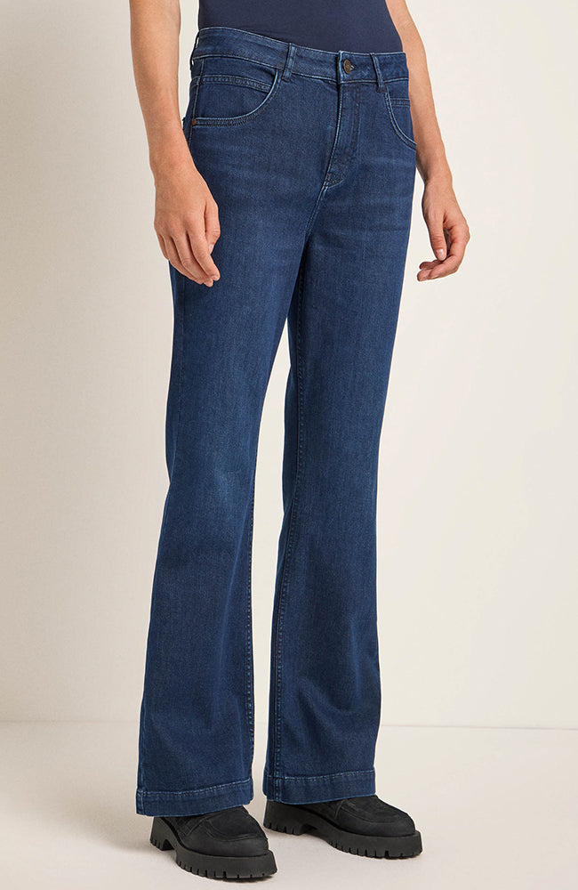 Lanius High Waist Jeans Donkerblauw