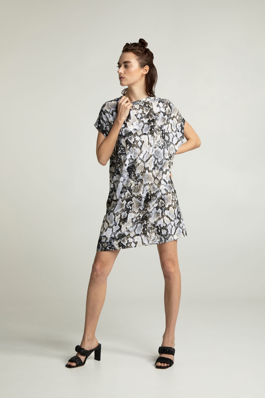 LOVJOI  Jurk Fjela Python