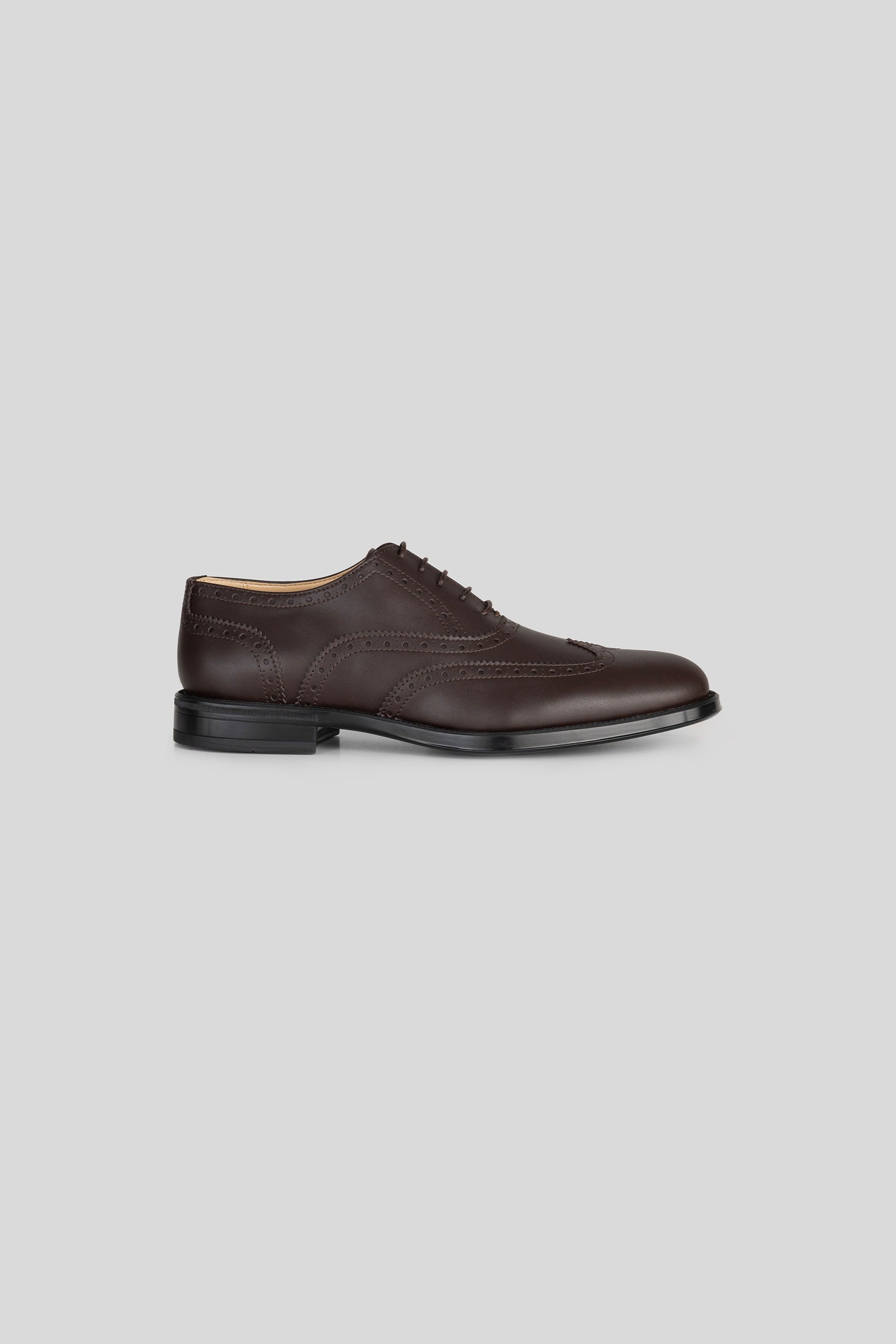 Solari Milano mannen vegan Oxford-Brogue Bruin
