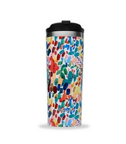 Qwetch RVS thermosbeker 470ml - Travel Mug Arty