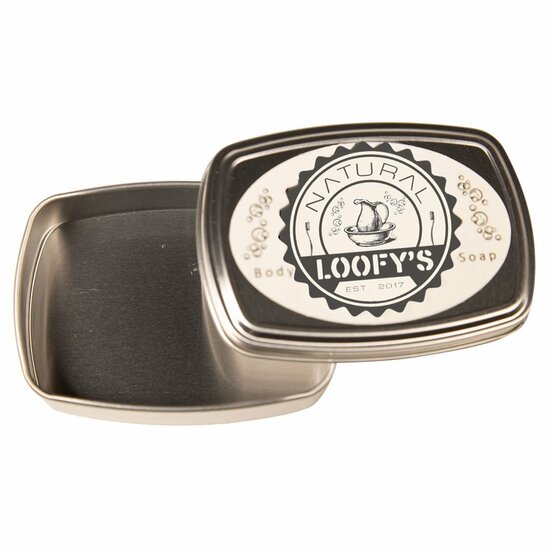 Loofy's Natural zeep blikje rechthoek