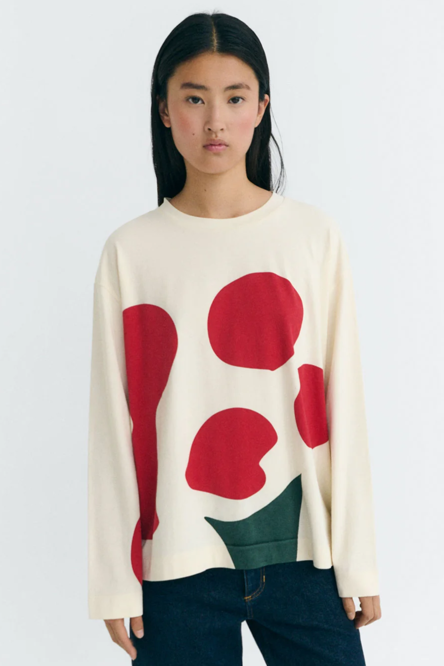 Thinking MU Emily Flower T-Shirt - Dames