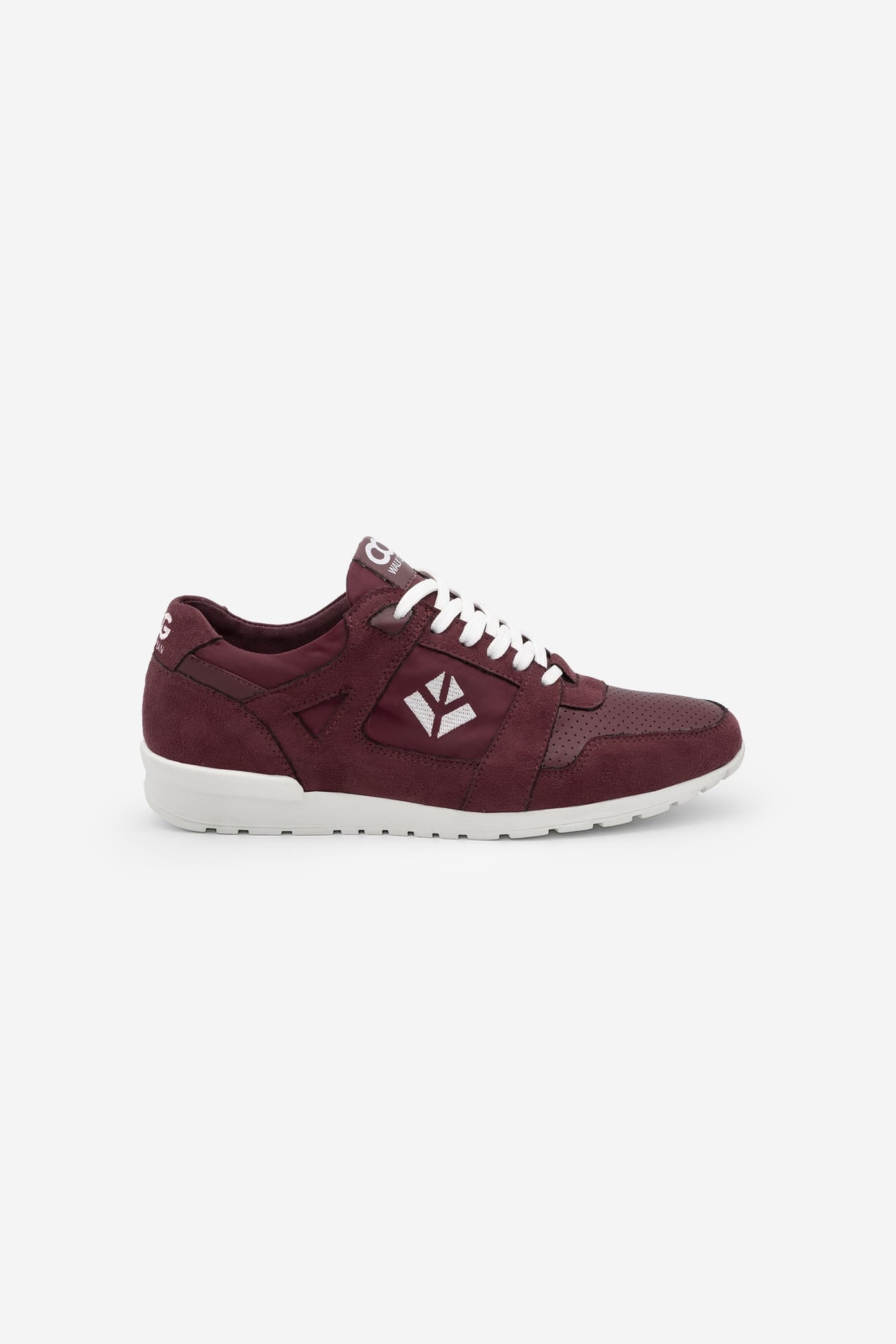 COG mannen vegan Sneakers Heren Raven Burgundy
