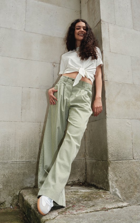 KOMODO  Broek Lola Groene Streep