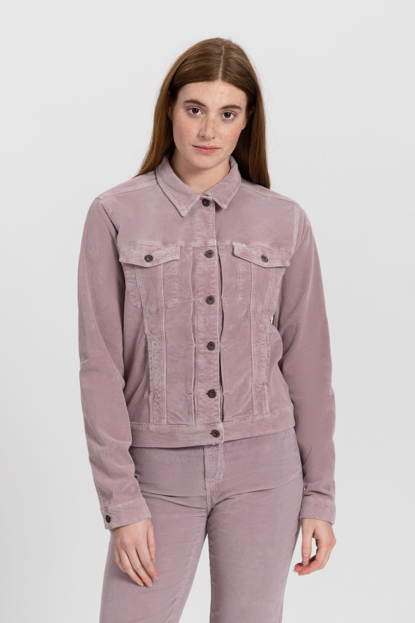 Kuyichi Chelsea Corduroy Jas - Lichtpaars