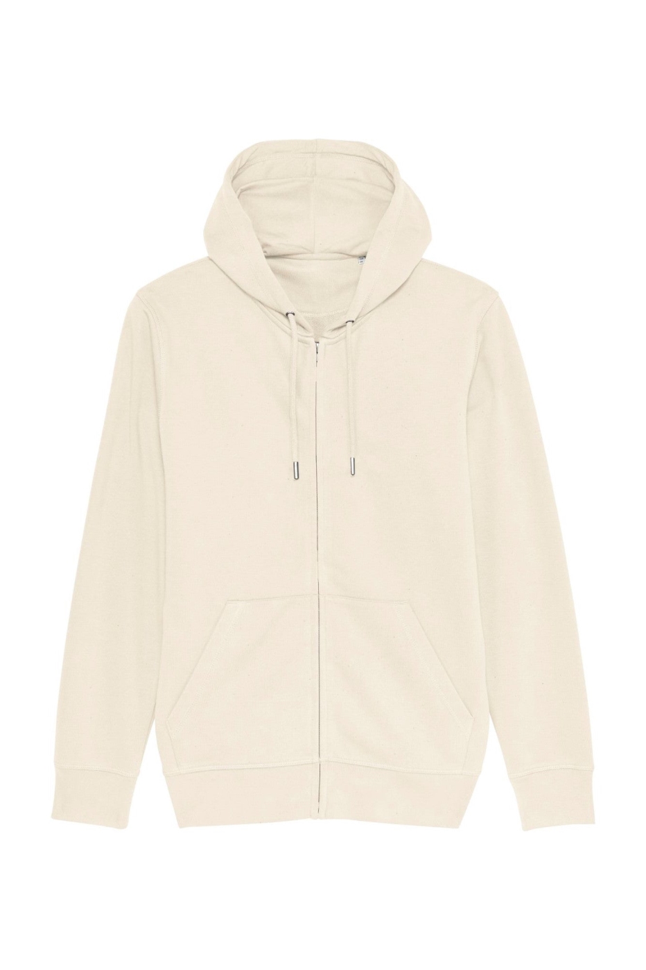 TORLAND mannen vegan Zip Hoodie Connector Natuurlijk Ruw
