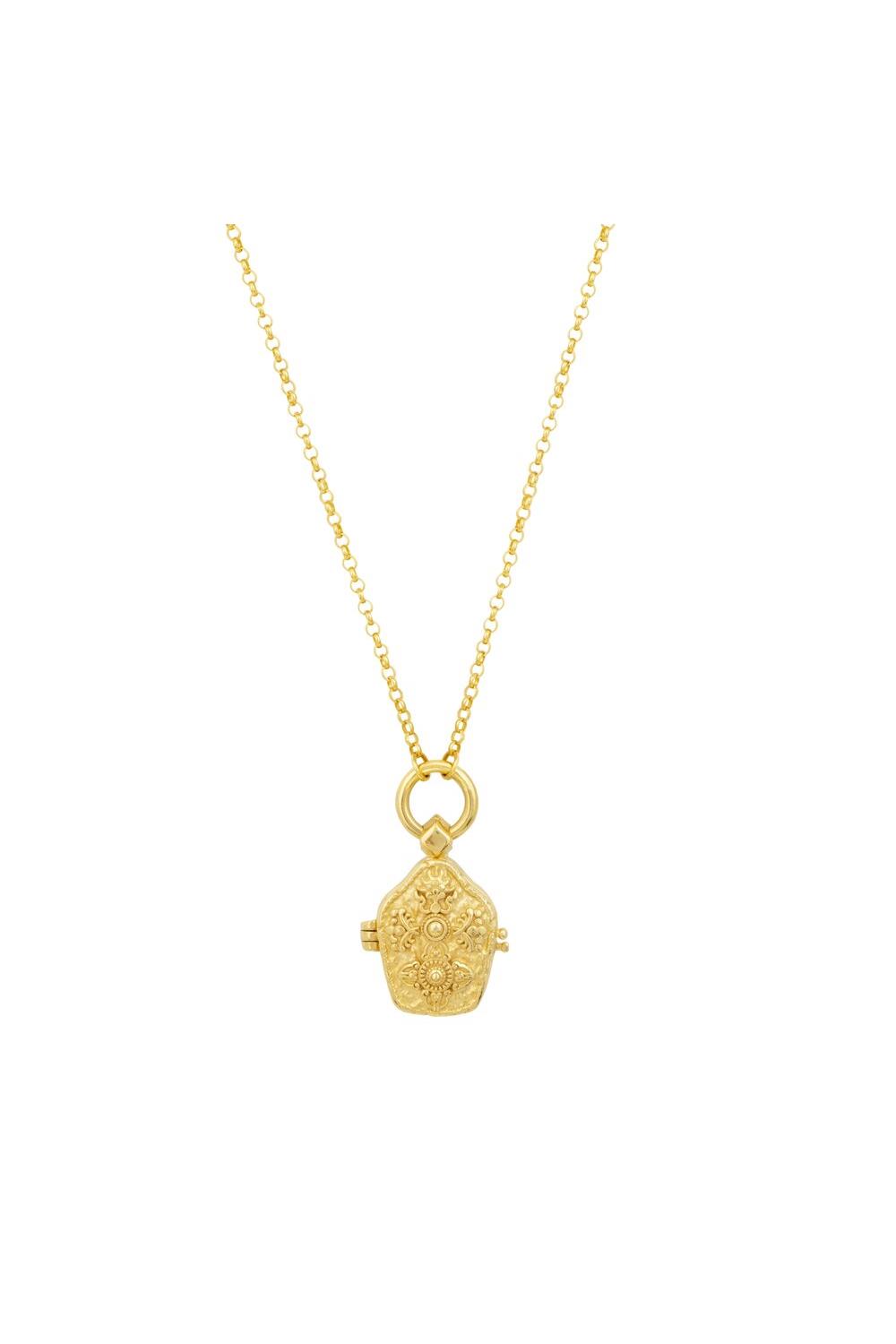 Loft and Daughter  Medaillon Goddelijk Beschermd Goud