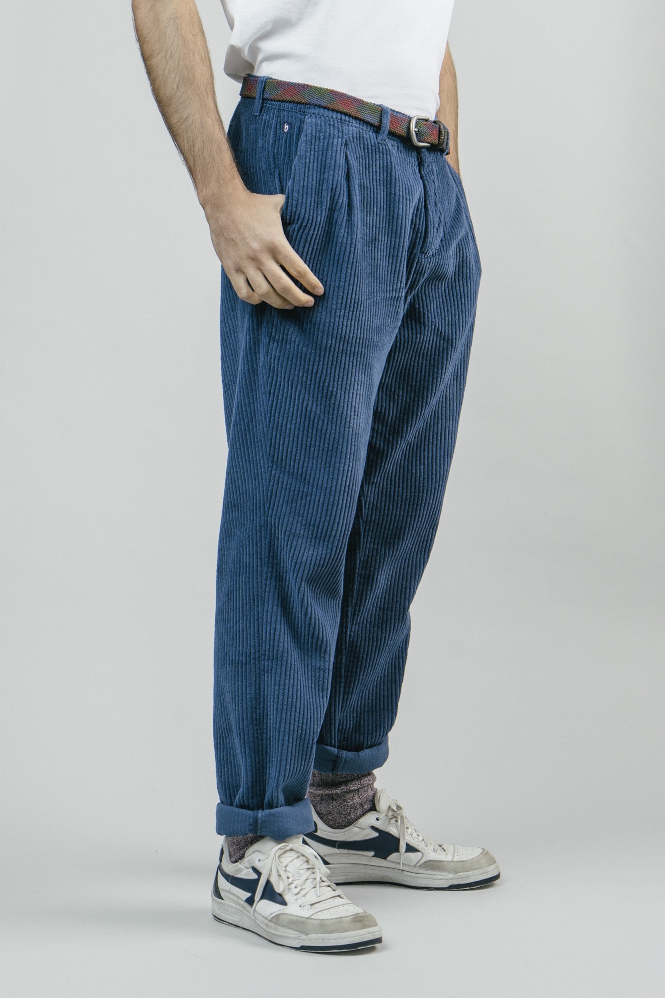 Brava Fabrics mannen vegan Broek Corduroy Indigo