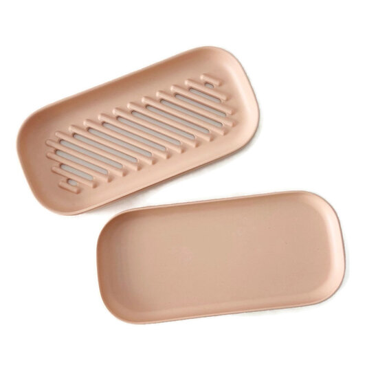 Ekobo XXL zeepschaaltje van bamboevezel - Blush
