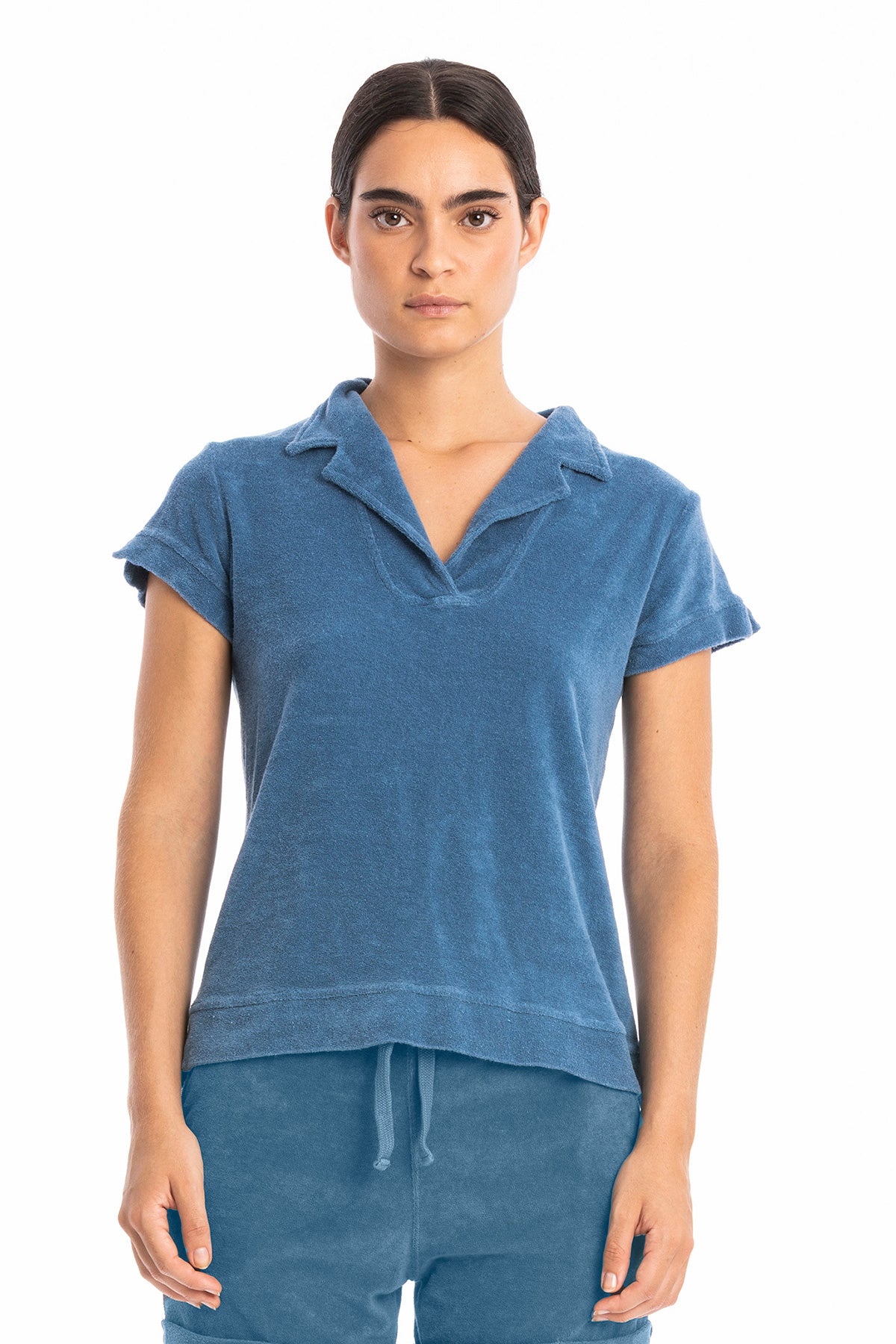 RAVENS VIEW IBIZA  Polo Alexa Terry Maui Blue