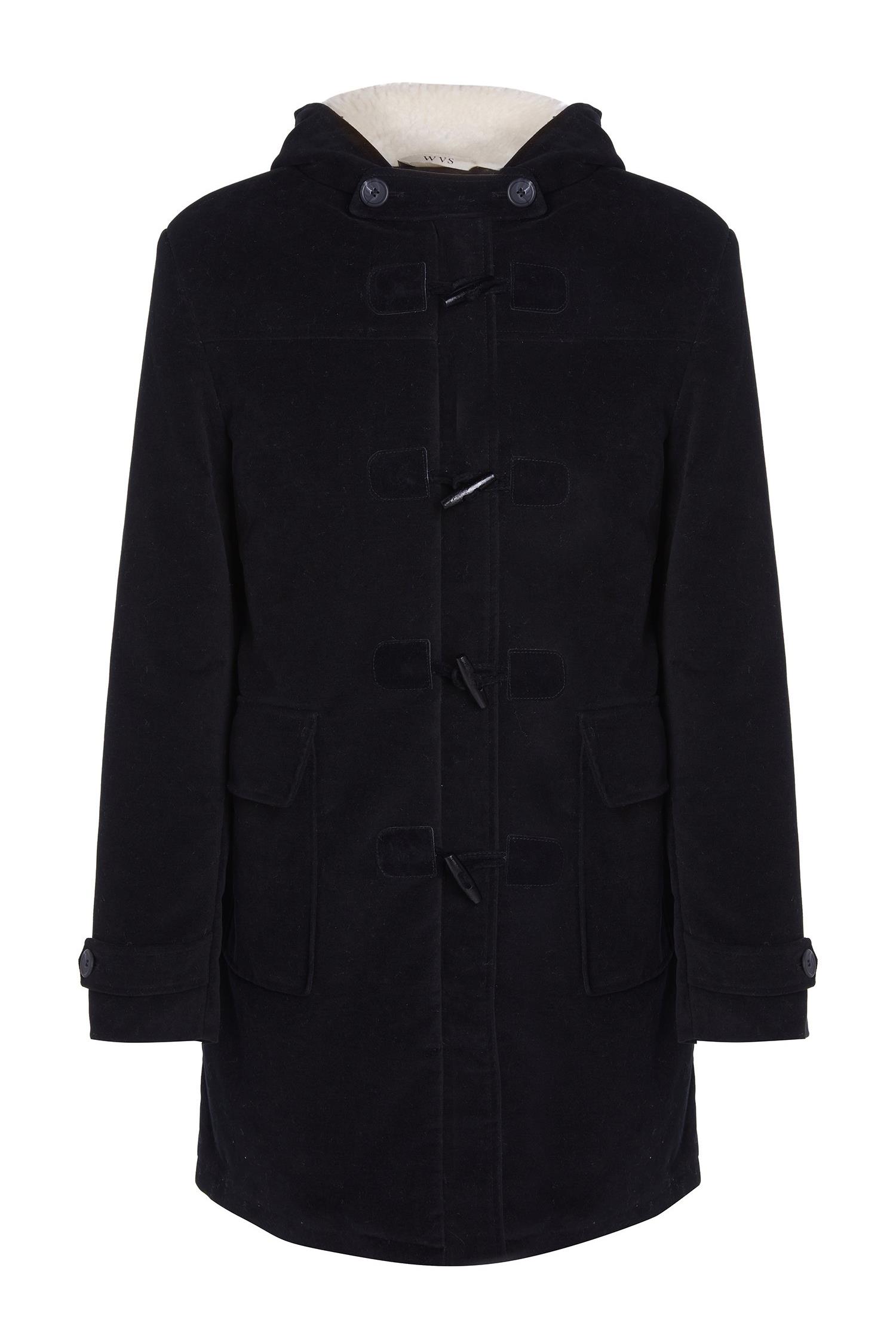 Will's Vegan Store  Duffle Coat Zwart
