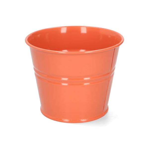 Bloempot, zink, abrikoos, Ø14,5 cm