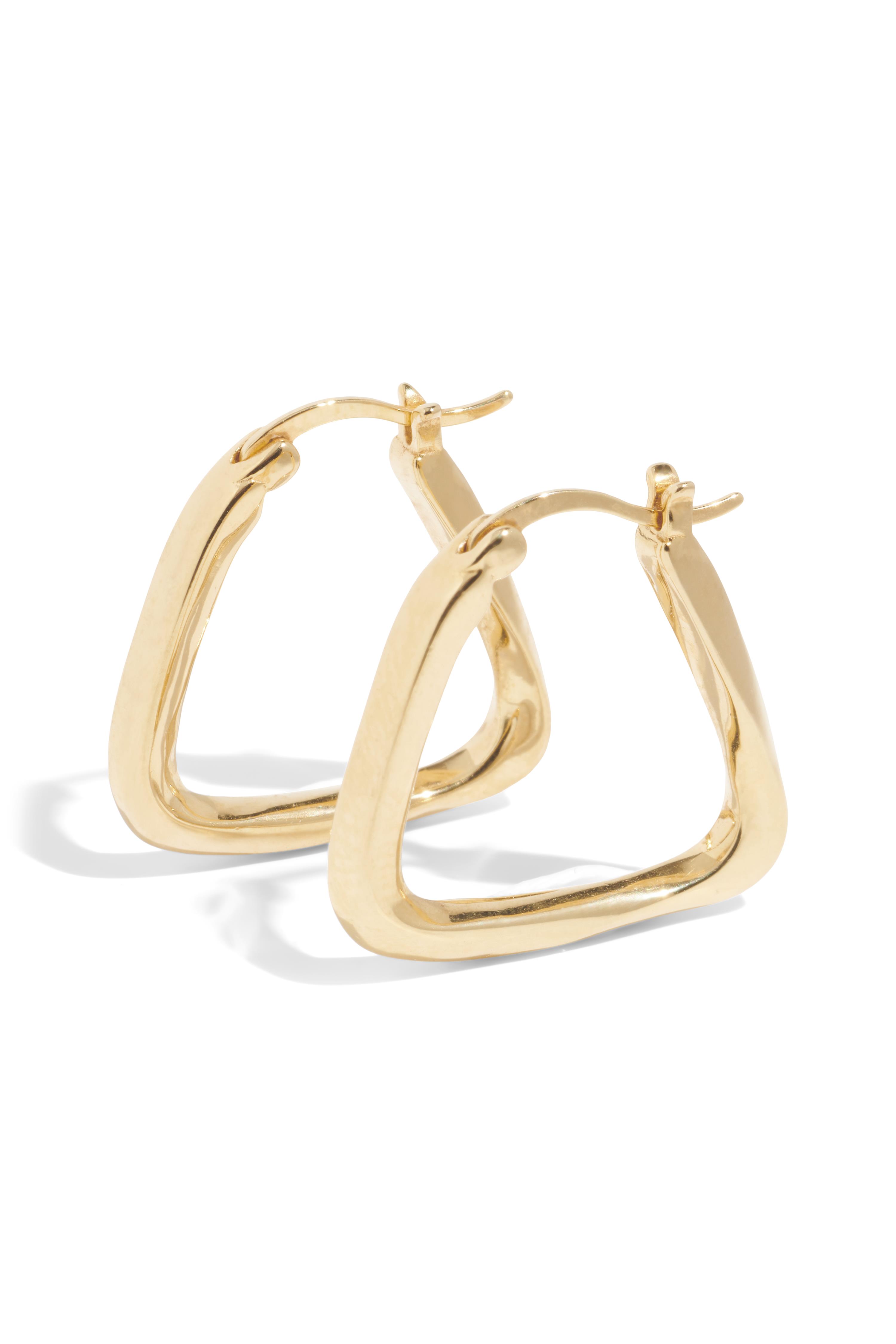 Bound Studios  The Bailey Hoop Massief 14k Goud