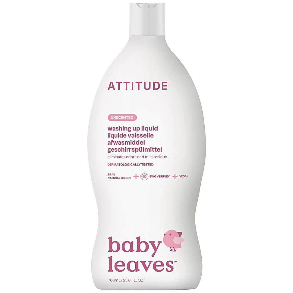 Attitude Vloeibaar Afwasmiddel Baby - Parfumvrij