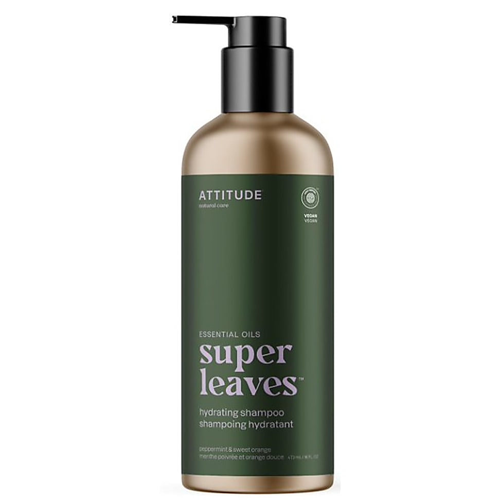 Attitude Super Leaves Essentials Shampoo - Hydrating Pepermunt & Zo...