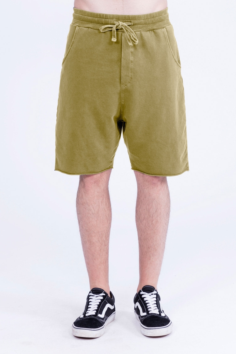 RAVENS VIEW IBIZA mannen vegan Korte Broek L.A Dark Aloe Groen